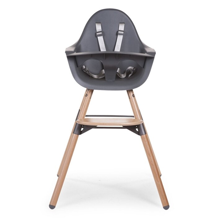 Стілець для годування Childhome Evolu 2 з бампером natural/anthracite — Photo 32