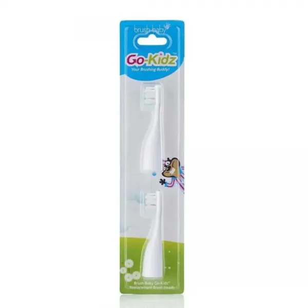 Змінні насадки до щітки Go Kidz - Replacement Heads (2 шт в уп) (Brush-baby) — Photo 2