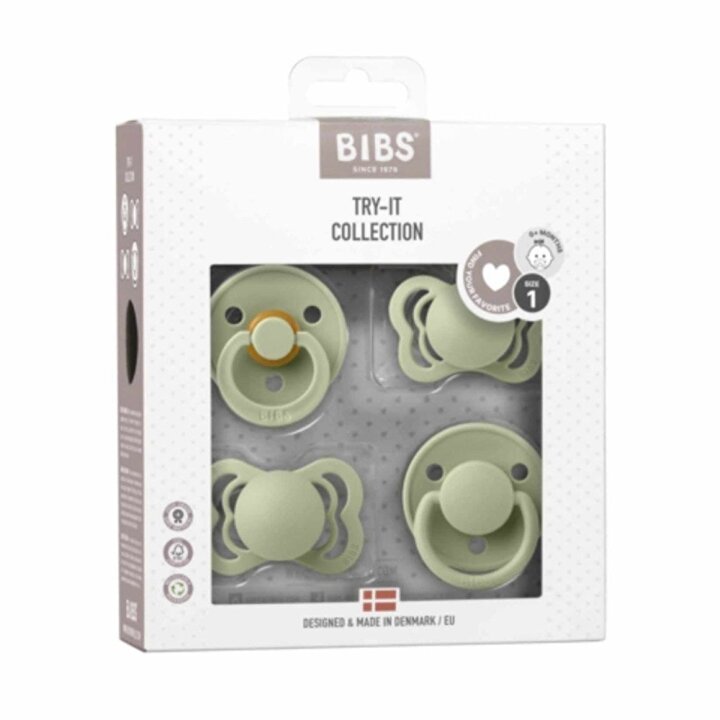 Набір пустушок Bibs Try-It Collection — Photo 13