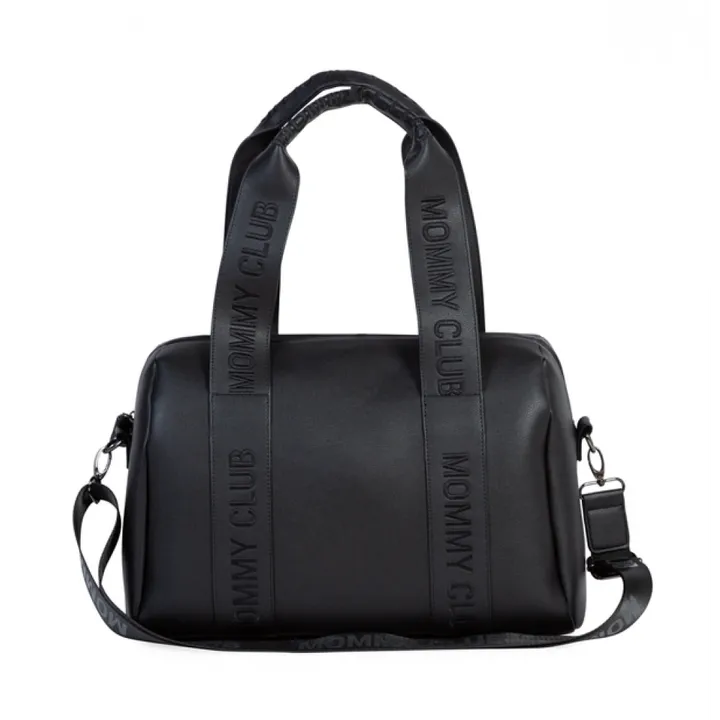 Сумка Childhome Mommy club Signature vegan leather black, арт. CWMCSLBL — Photo 17