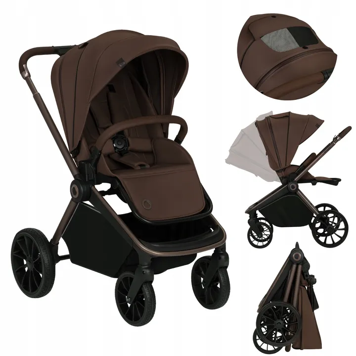 Універсальна коляска 2 в 1 Lionelo MIKA PLUS 2IN1 MOCHA MOUSSE — Photo 5