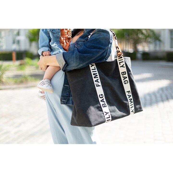 Сумка Childhome Family bag canvas black — Photo 21