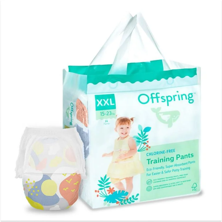 Підгузки-трусики Offspring® розмір XXL, 15-23 кг, 24 шт, Небо — Photo 2