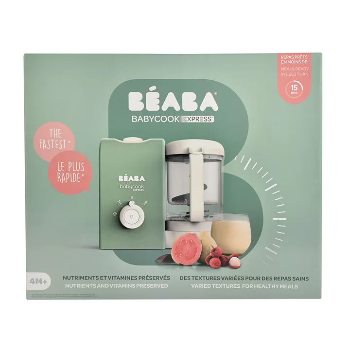 Пароварка - блендер Beaba Babycook Express оливковий, арт. 916301 — Photo 17
