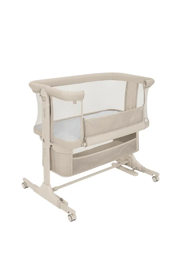 Ліжечко приставне Lionelo JODIE BEIGE CREAM — Photo 4