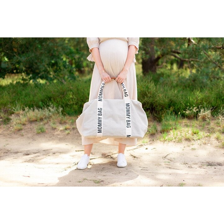 Сумка Childhome Mommy bag Signature canvas off white — Photo 35