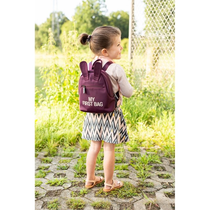 Рюкзак дитячий Childhome My first bag aubergine — Photo 21