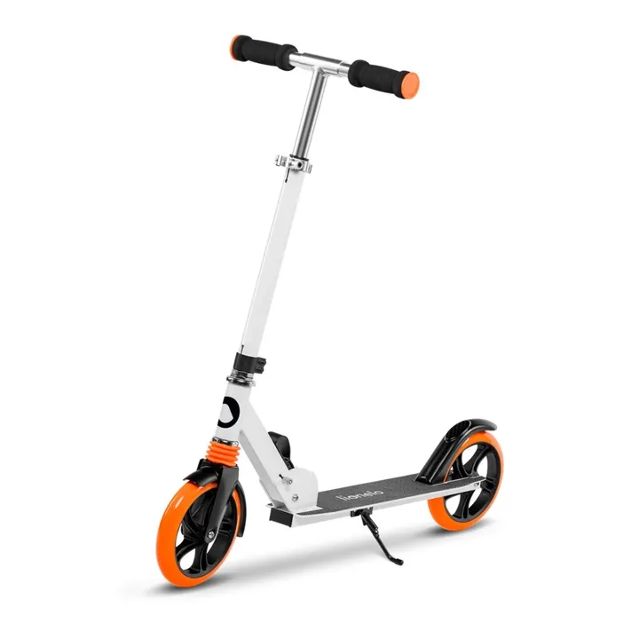 Дитячий самокат Lionelo Luca WHITE ORANGE — Photo 3