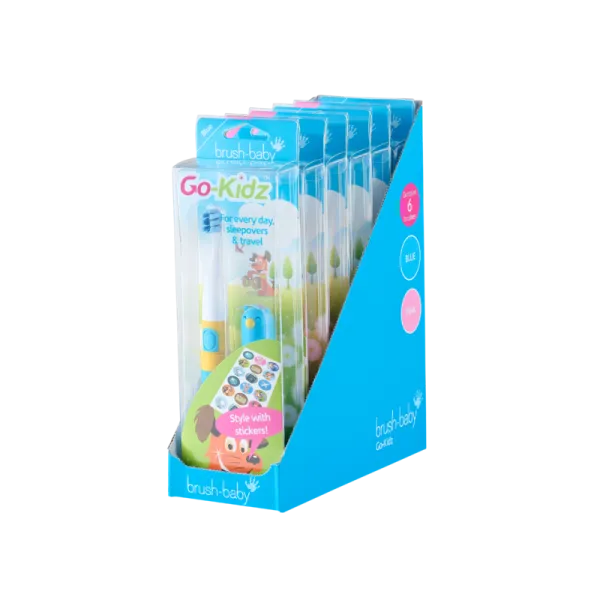 Електрична зубна щітка Go-Kidz Electric Travel Toothbrush - Blue, (Brush-baby) — Photo 7