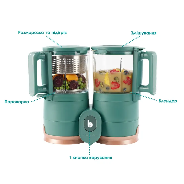 Блендер-пароварка Babymoov Nutribaby Glass — Photo 12