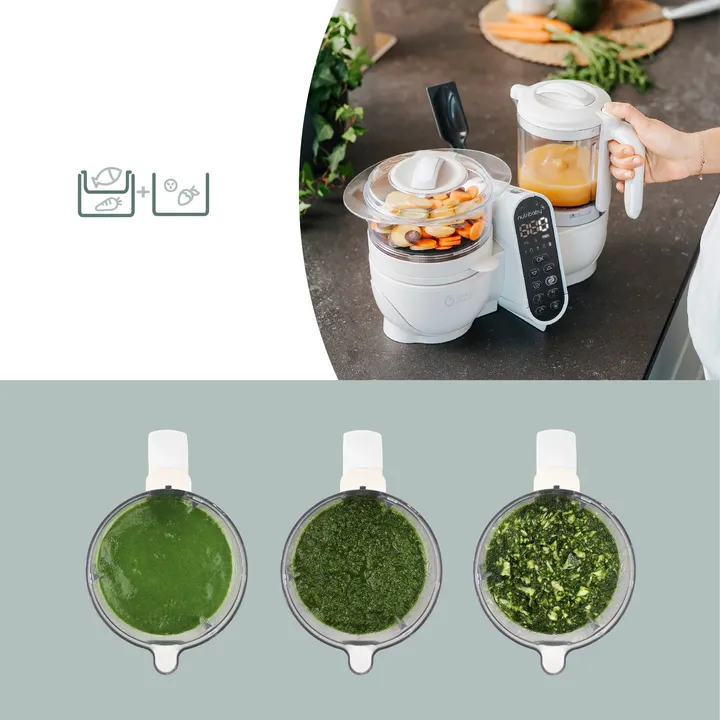 Блендер-пароварка Babymoov Nutribaby+ Beige — Photo 21