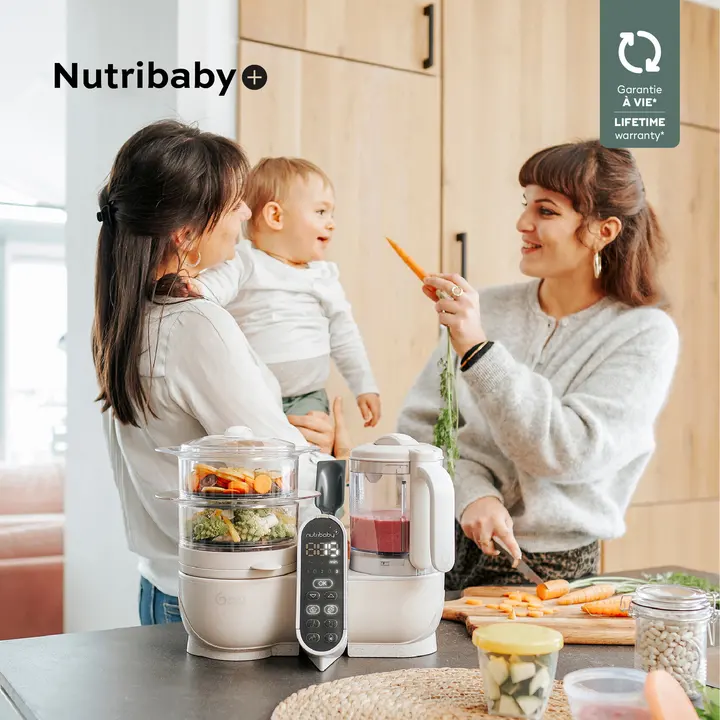 Блендер-пароварка Babymoov Nutribaby+ Beige — Photo 23