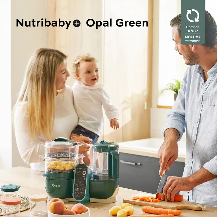 Блендер-пароварка Babymoov Nutribaby+ Opal green — Photo 20