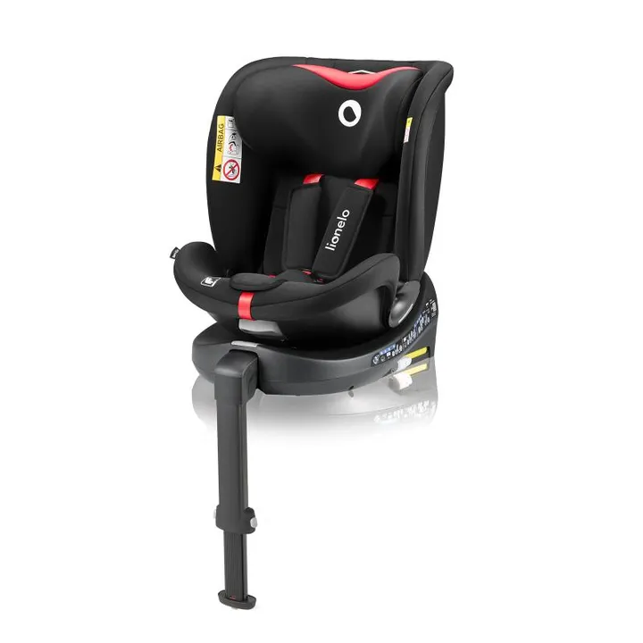 Дитяче автокрісло Lionelo NAVY I-size BLACK RED — Photo 6
