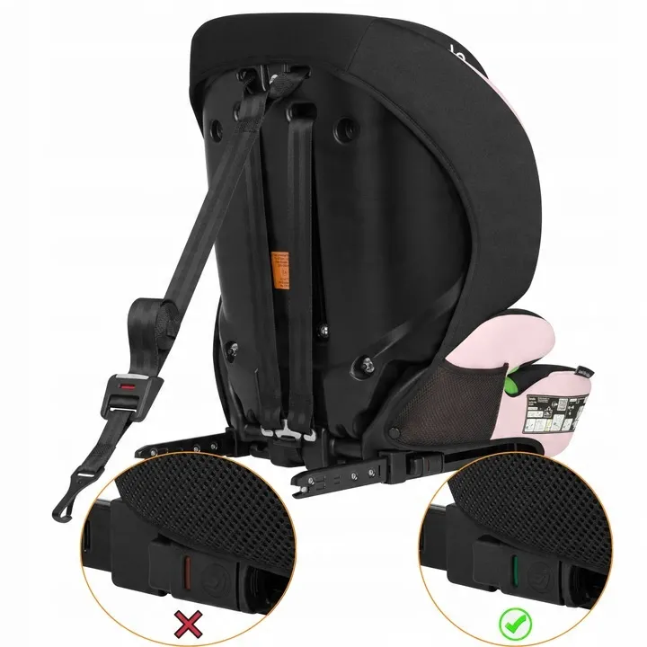 Дитяче автокрісло Lionelo LEVI FIX I-SIZE PINK BABY — Photo 6