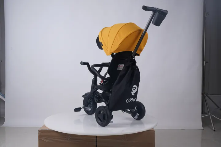 Велосипед складаний триколісний дитячий Nova+ Rubber Desert Yellow — Photo 15