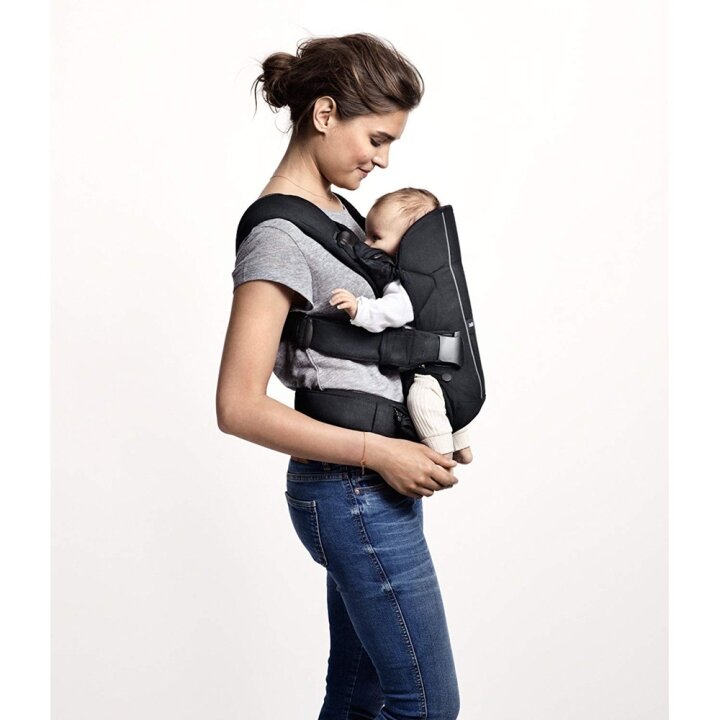 Рюкзак &quot;BB®Baby Carrier Miracle (Black/Silver, Cotton Mix)&quot;(Чорний з сірим) BabyBjörn — Photo 13