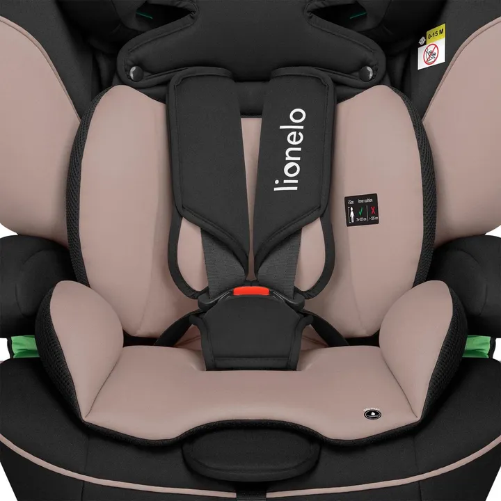 Дитяче автокрісло Lionelo LEVI I-SIZE BEIGE LATTE — Photo 5