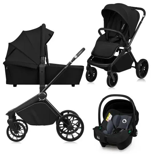 Універсальна коляска 3 в 1 Lionelo MIKA PLUS 3IN1 BLACK ONYX — Photo 5