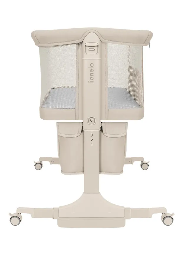 Ліжечко приставне Lionelo JODIE BEIGE CREAM — Photo 6