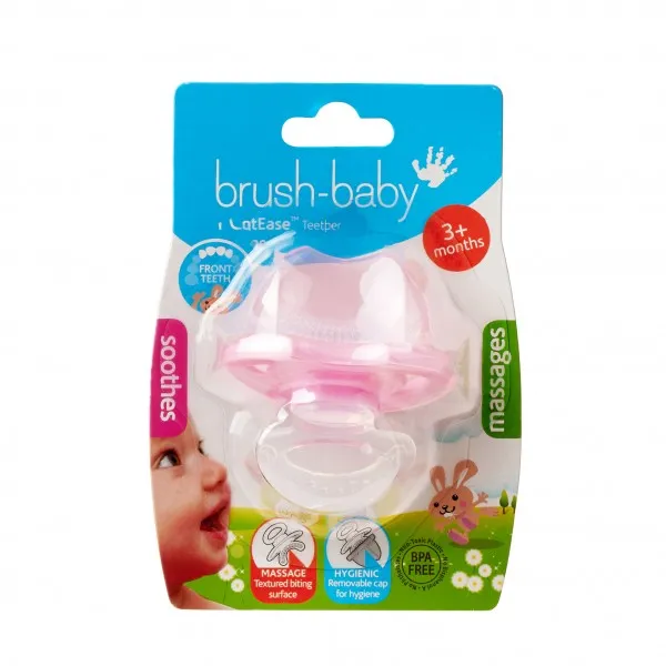 Прорізувач FrontEase Teether - Pink, (Brush-baby) — Photo 2