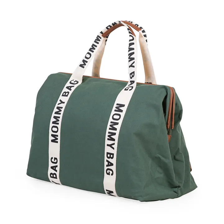 Сумка Childhome Mommy bag Signature canvas green, арт. CWMBBSCGR — Photo 15