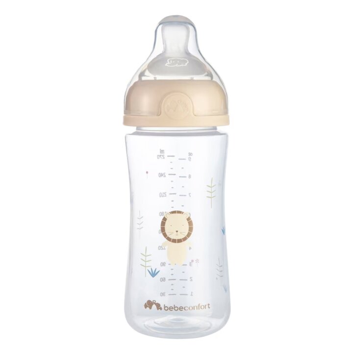 Пляшечка для годування BEBE CONFORT PHYSIO AIR 270ml sand 6+ міс