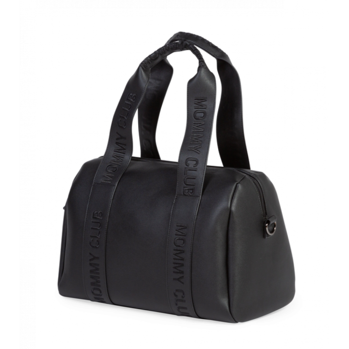 Сумка Childhome Mommy club Signature vegan leather black — Photo 15