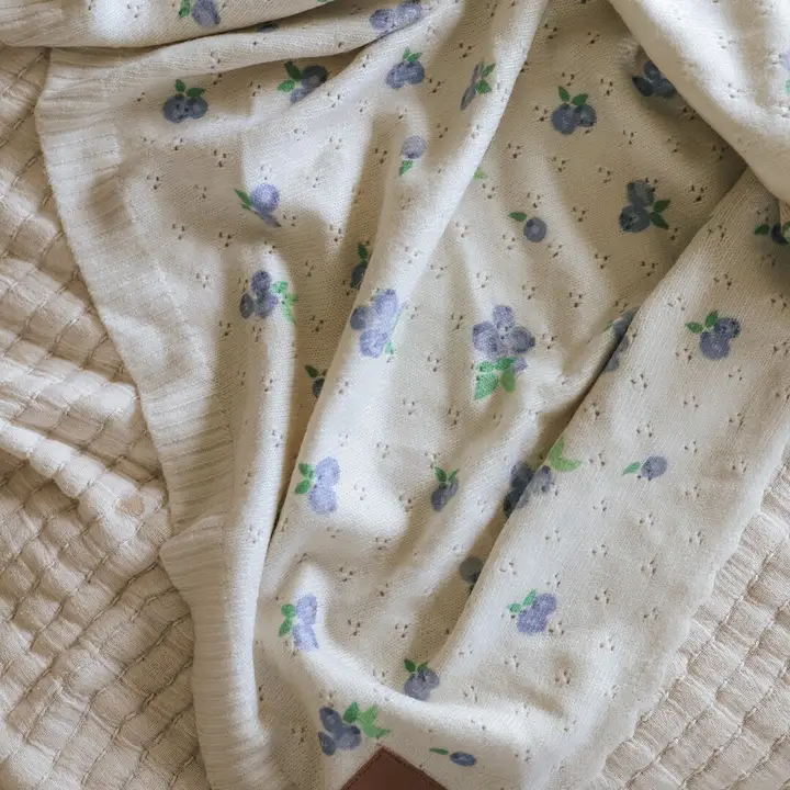 Плед Elodie Details Pointelle Blanket Blueberry Bliss — Photo 16