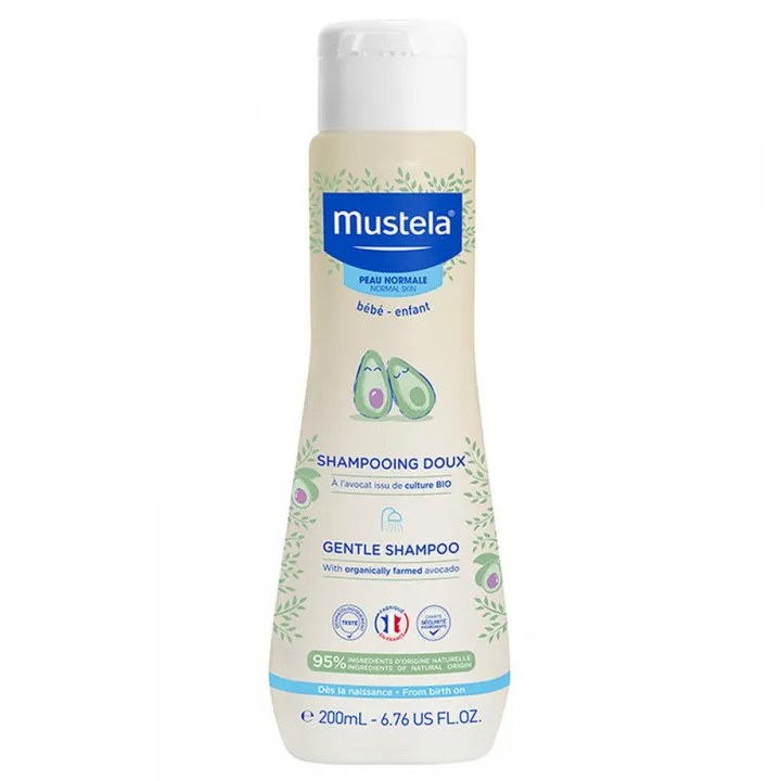 Поживний шампунь для волосся, Mustela Gentle Shampoo, 200 ml