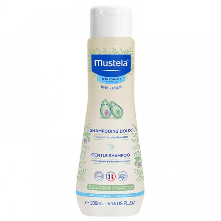 Поживний шампунь для волосся, Mustela Gentle Shampoo, 200 ml