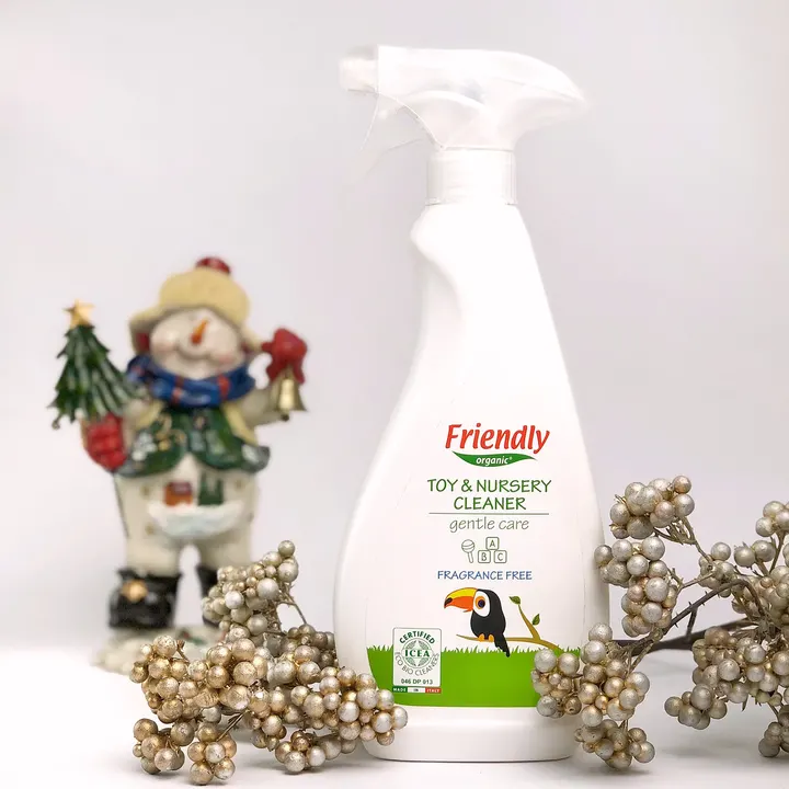 Органічний очищаючий засіб для дитячої кімнати та іграшок Friendly Organic 500 мл — Photo 13