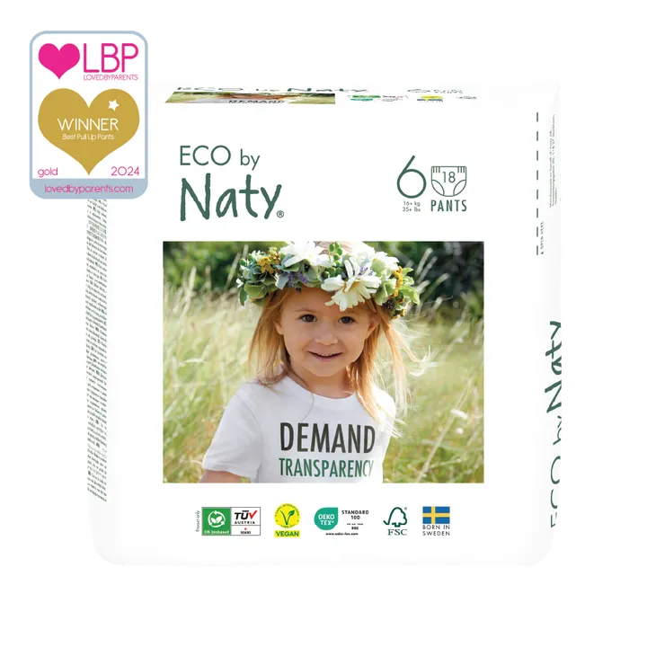 Органічні підгузки-трусики Eco by Naty Розмір 6 (16+ кг) 18 шт — Photo 10