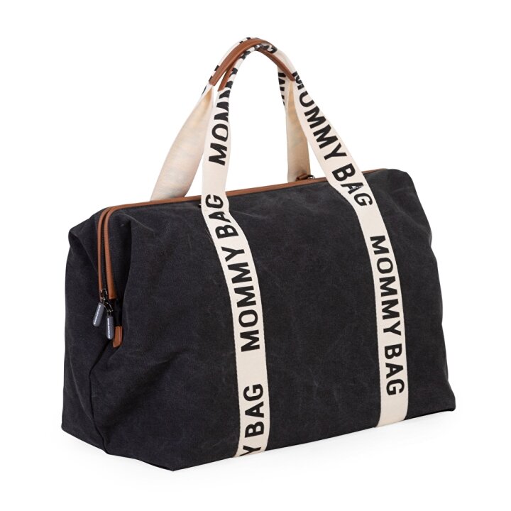 Сумка Childhome Mommy bag Signature canvas black — Photo 16