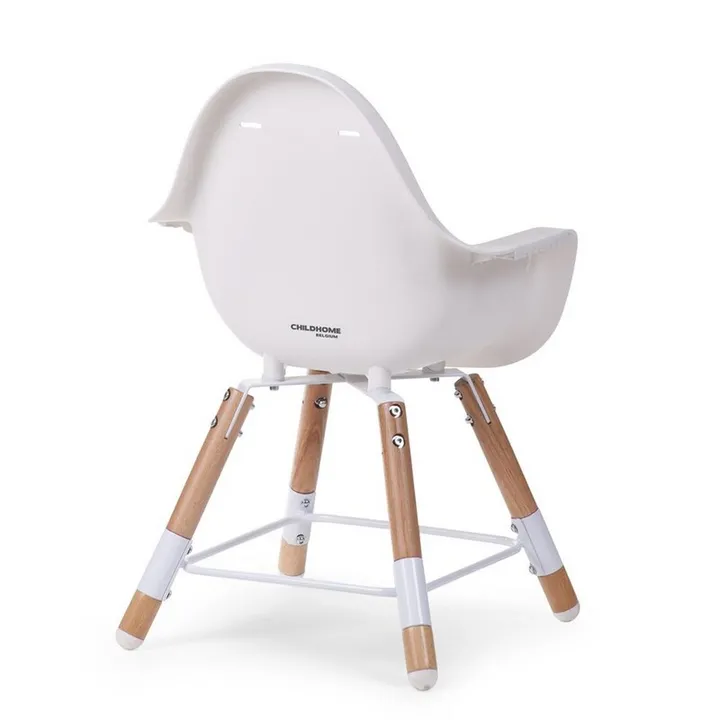 Стілець для годування Childhome Evolu 2 з бампером natural/white, арт. CHEVOCHNW — Photo 28