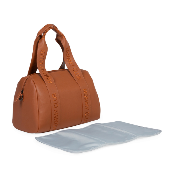 Сумка Childhome Mommy club Signature vegan leather brown — Photo 41