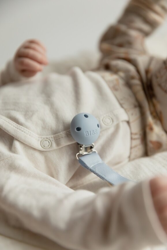 Тримач-стрічка для пустушки BIBS Pacifier Clip Ribbon Blush — Photo 13