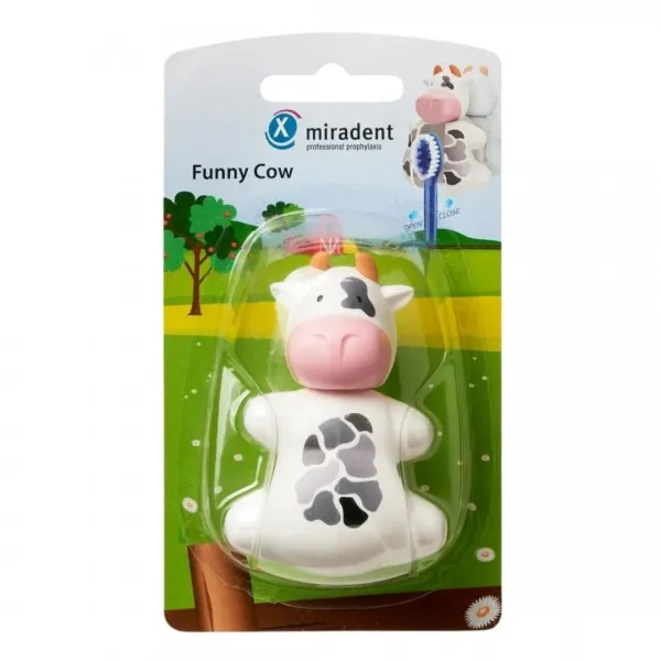 Тримач для щітки Funny animals (корівка), (Miradent)