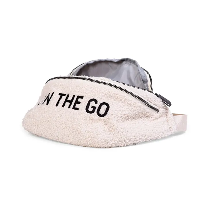 Сумка через плече Childhome Banana bag teddy white, арт. CWBANATW — Photo 20