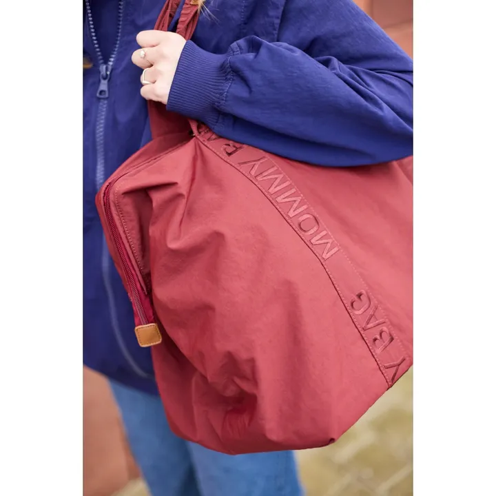 Сумка Childhome Mommy bag Signature burgundy, арт. CWMBBSUBU — Photo 19