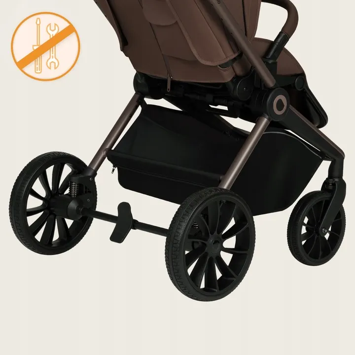 Універсальна коляска 2 в 1 Lionelo MIKA PLUS 2IN1 MOCHA MOUSSE — Photo 7