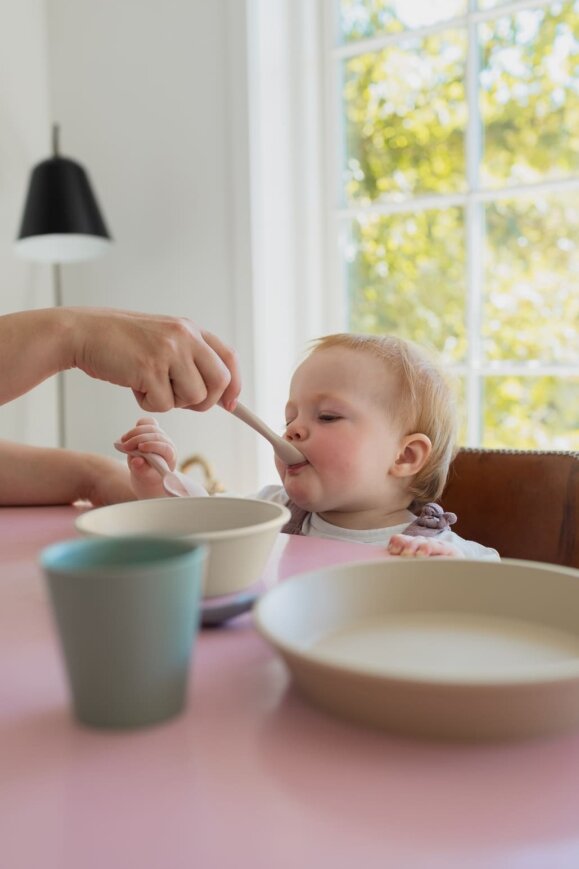 Набір дитячих ложок для годування BIBS Spoon Set Vanilla (2 шт) — Photo 10