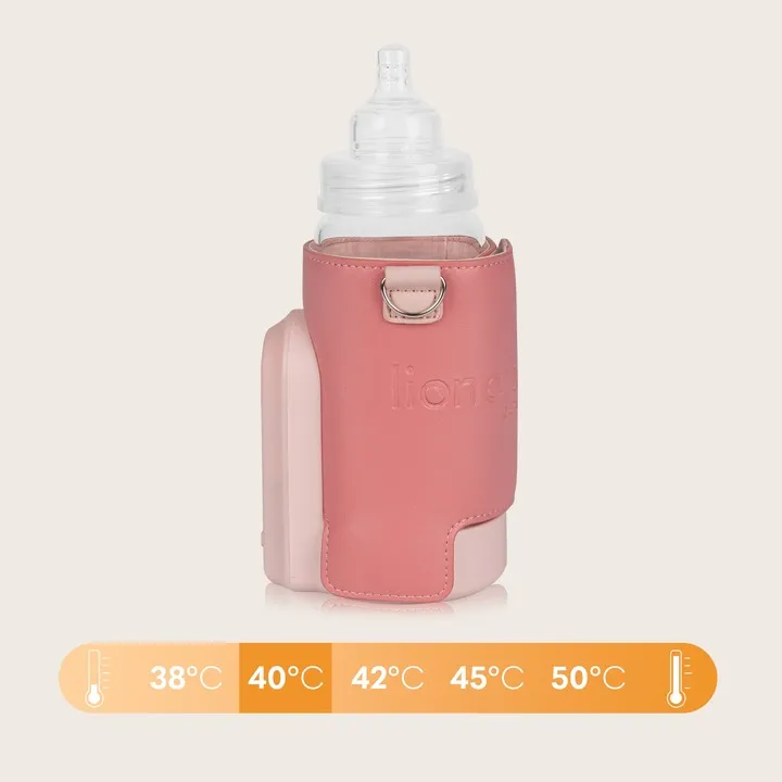 Підігрівач пляшок Lionelo THERMUP GO EVO CORAL PINK — Photo 6