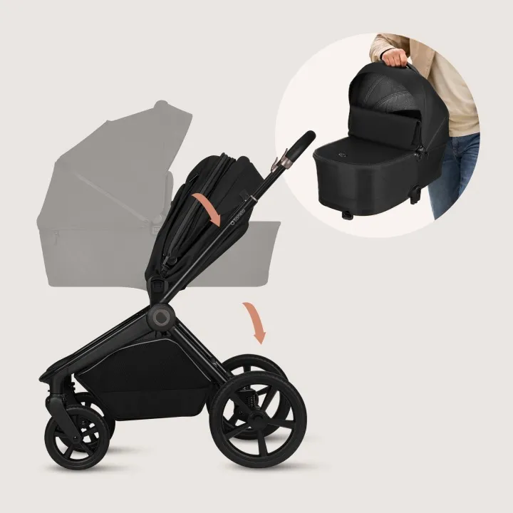Універсальна коляска 2 в 1 Lionelo FREYA 2IN1 BLACK ONYX — Photo 11