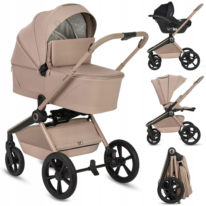 Універсальна коляска 3 в 1 Lionelo FREYA 3IN1 BEIGE SAND — Photo 9