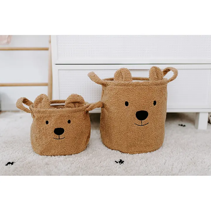 Набір корзин для іграшок Childhome Teddy коричневий, арт. CCBTBSET — Photo 6