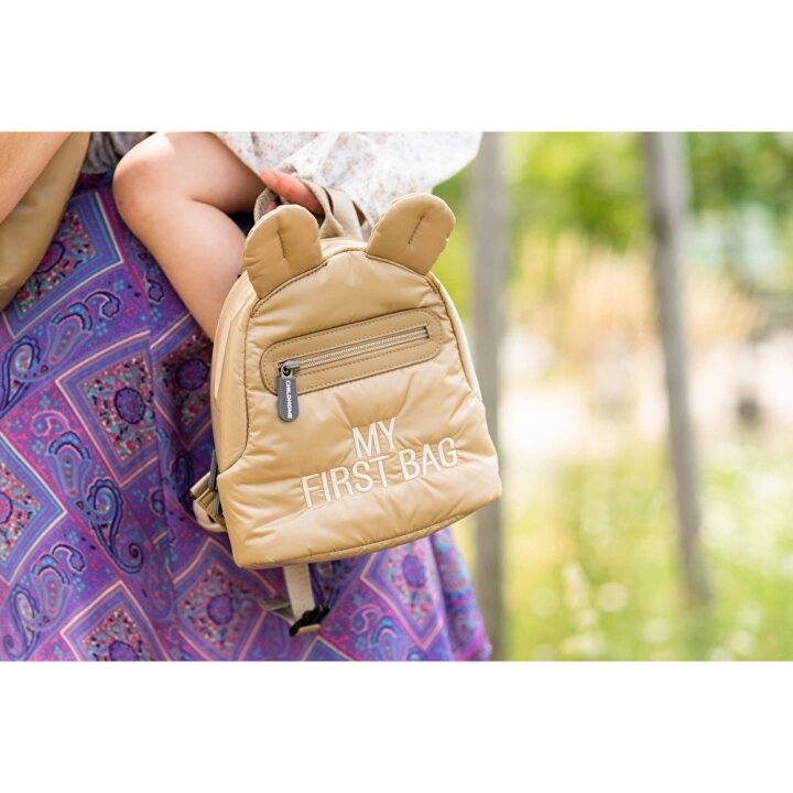 Рюкзак дитячий Childhome My first bag puffered beige — Photo 22