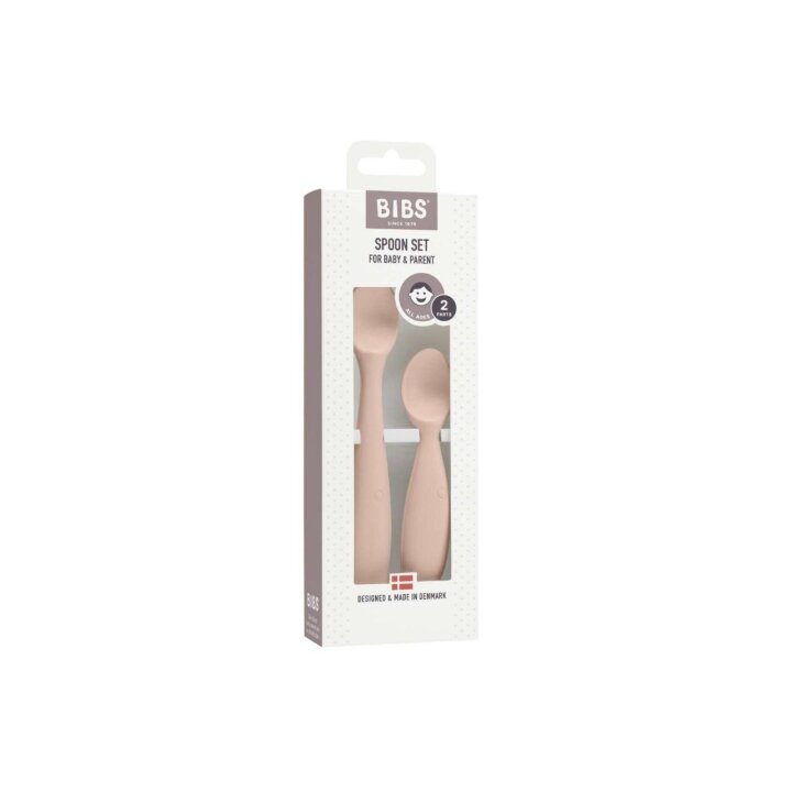 Набір дитячих ложок для годування BIBS Spoon Set Blush (2 шт) — Photo 7