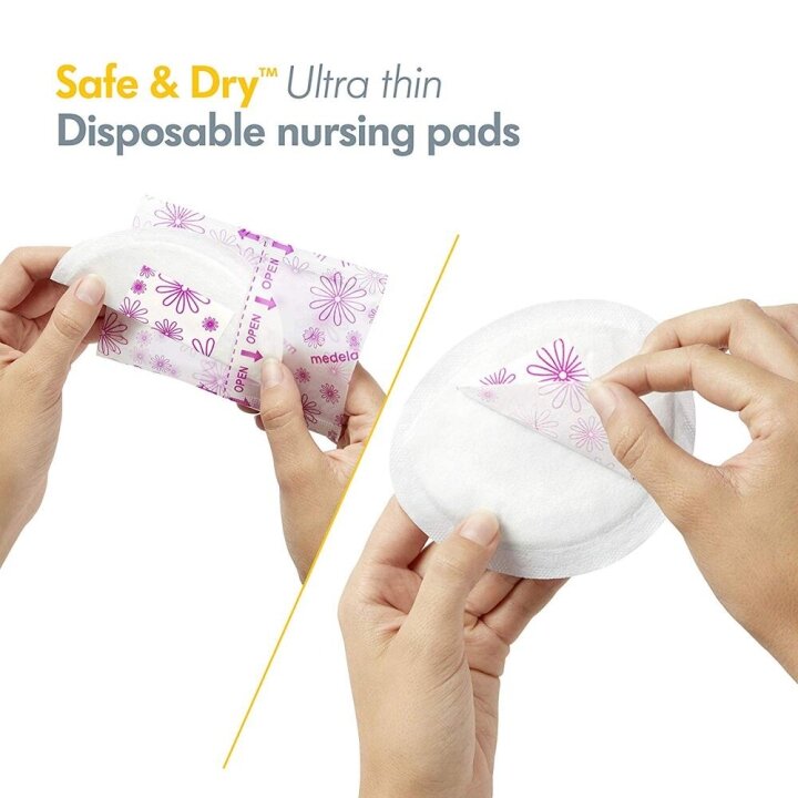 Вкладиші одноразові для бюстгальтера Medela Disposable Nursing Pads 4 шт. — Photo 14