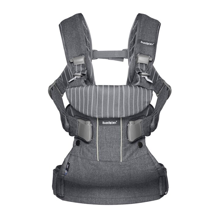 Рюкзак &quot;BB®Baby Carrier ONE Denim grey/Dark grey Cotton Mix сірий — Photo 7